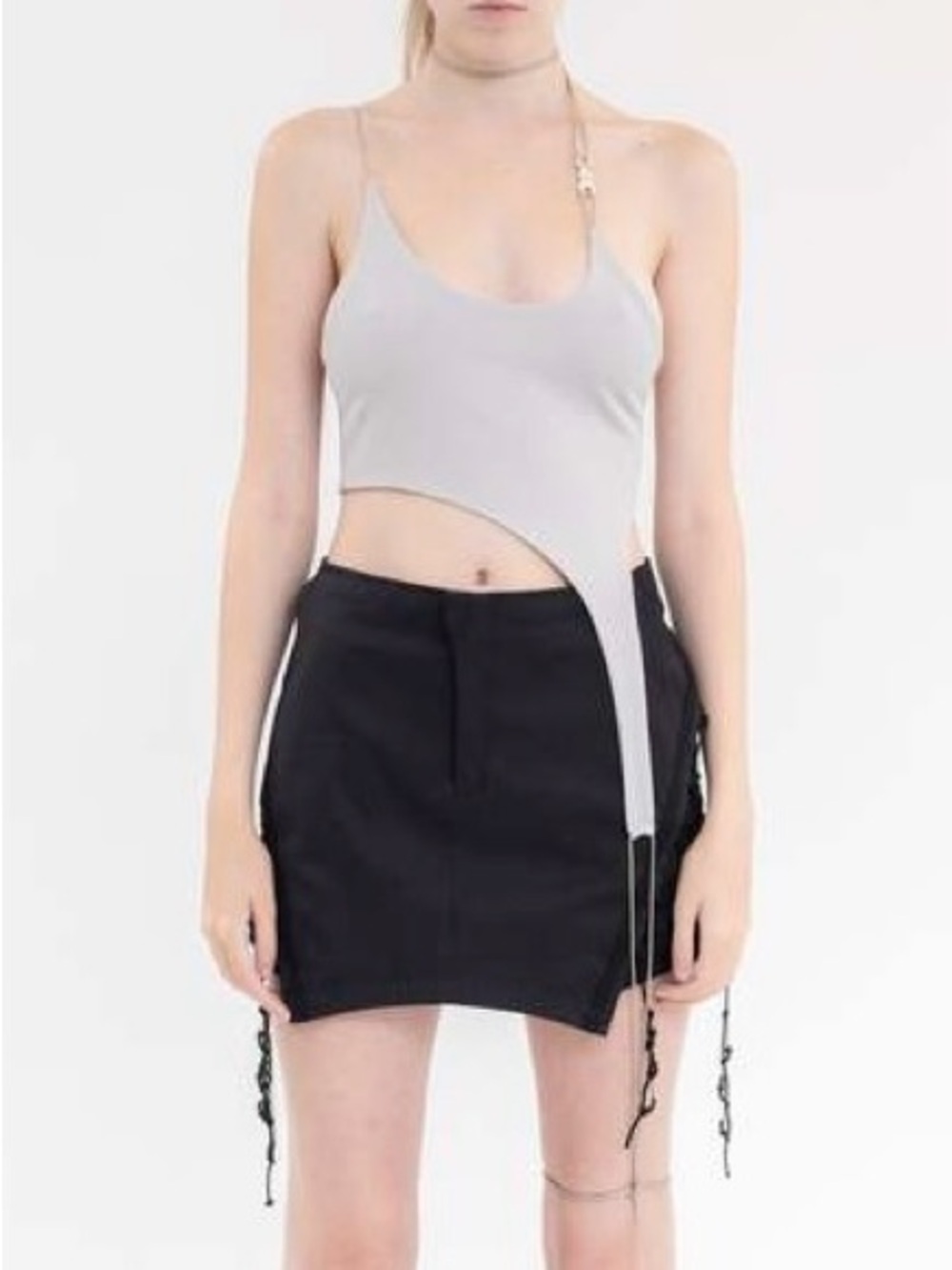 HYEIN SEO Sand Hiero Asymmetrical Tank Top Size S